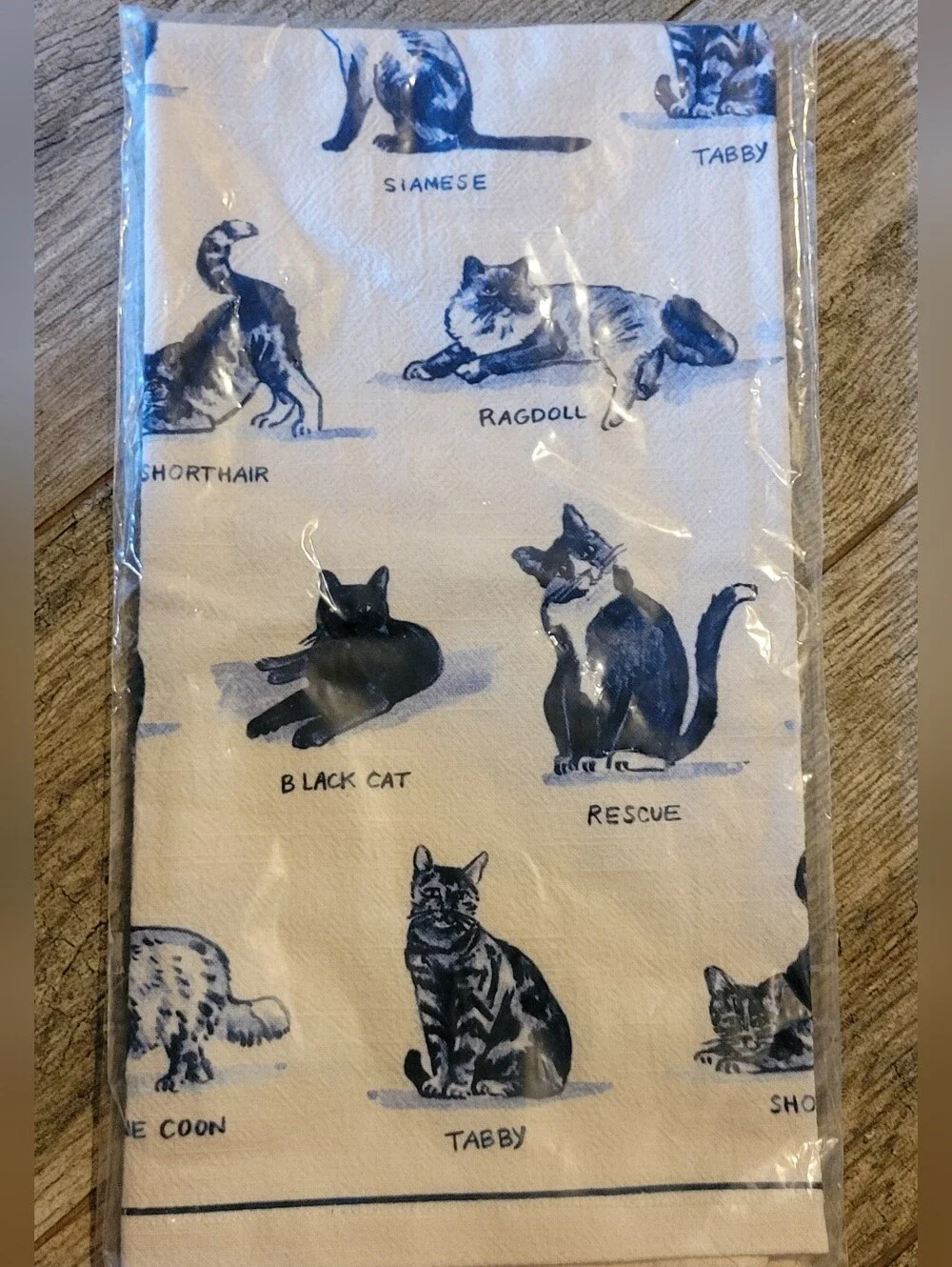 Molly Hatch for Anthropologoe CAT MOM Dish Kitchen Towel 100% Cotton NWT